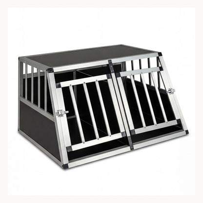 Pawly Aluminium Dog Transport Crate – product view 1