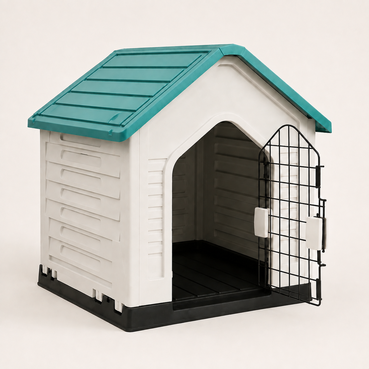 Pawly Ventilated Plastic Dog Kennel clean product view