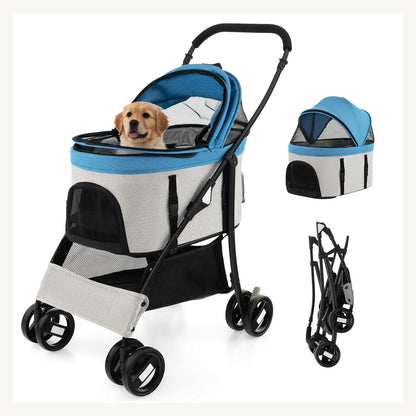 Pawly Foldable Pet Stroller key feature detail