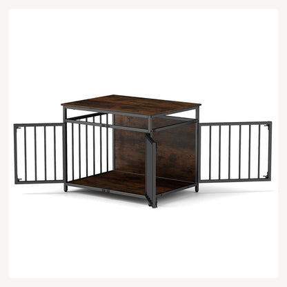 Pawly Three-Door Dog Crate clean product view