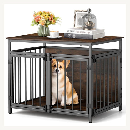 Pawly Three-Door Dog Crate practical design detail