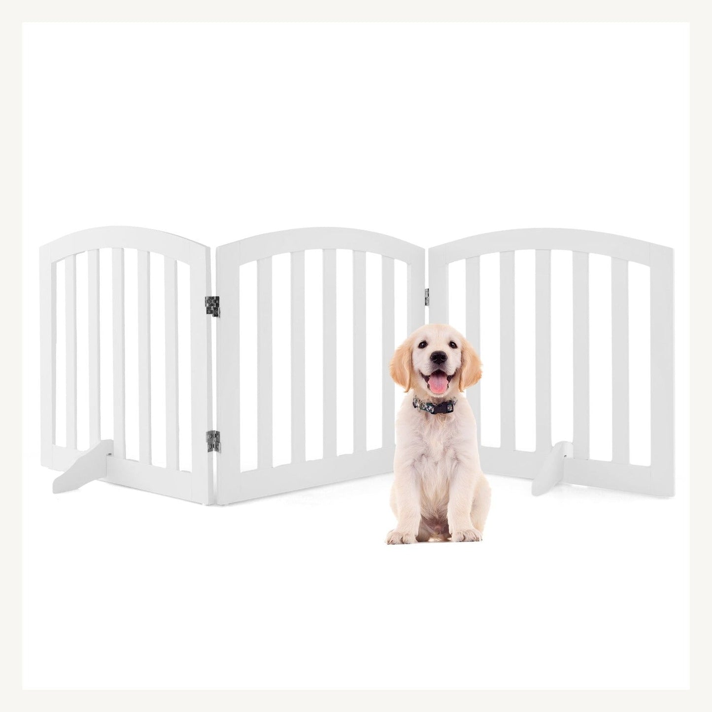 Pawly Freestanding Dog Safety Fence clean product view