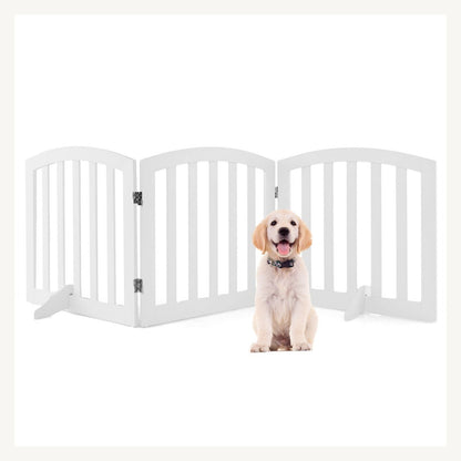 Pawly Freestanding Dog Safety Fence clean product view