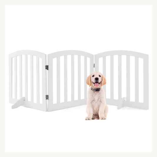 Pawly Freestanding Dog Safety Fence clean product view