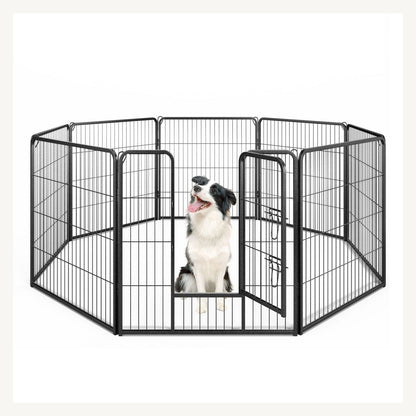 Pawly 8-Panel Dog Playpen – product view 1