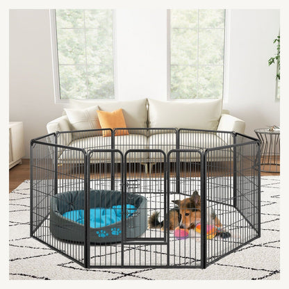 Pawly 8-Panel Dog Playpen – product view 2
