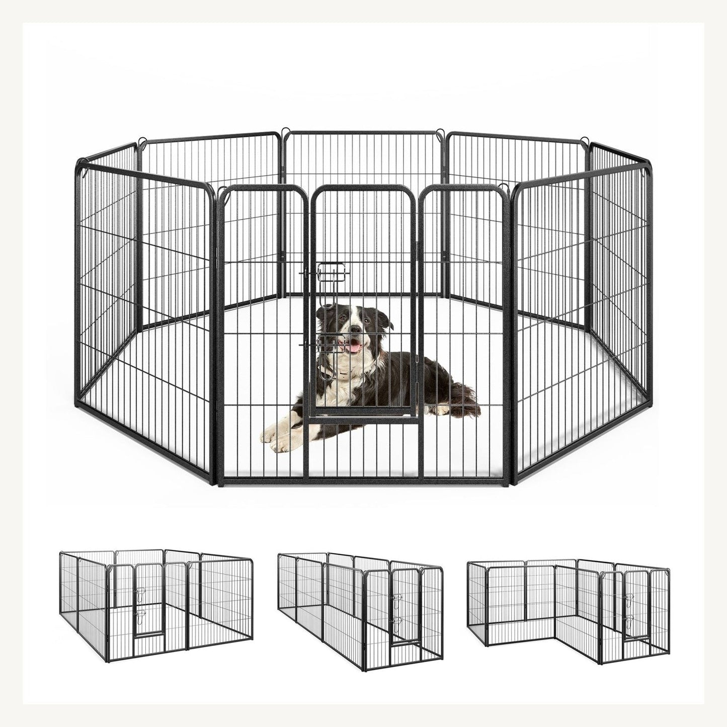 Pawly 8-Panel Dog Playpen – product view 3