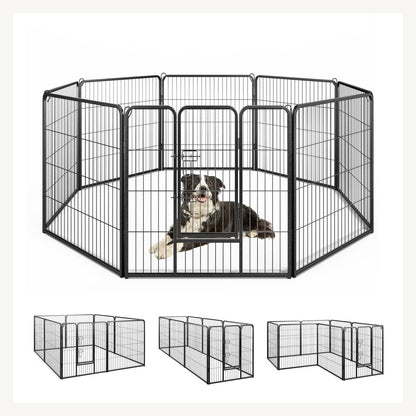 Pawly 8-Panel Dog Playpen – product view 3