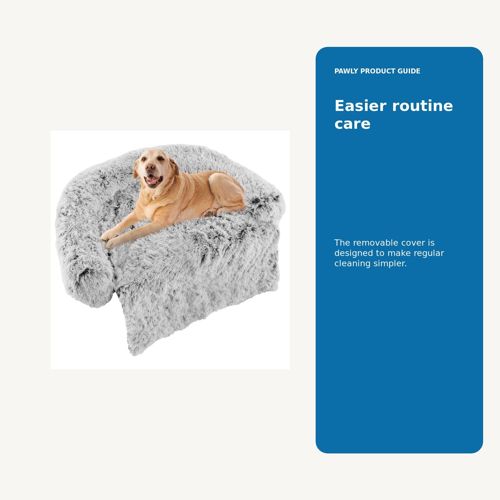 Pawly Washable Dog Sofa Protector practical design detail