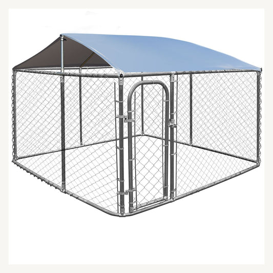 Pawly Covered Outdoor Dog Playpen – product view 1