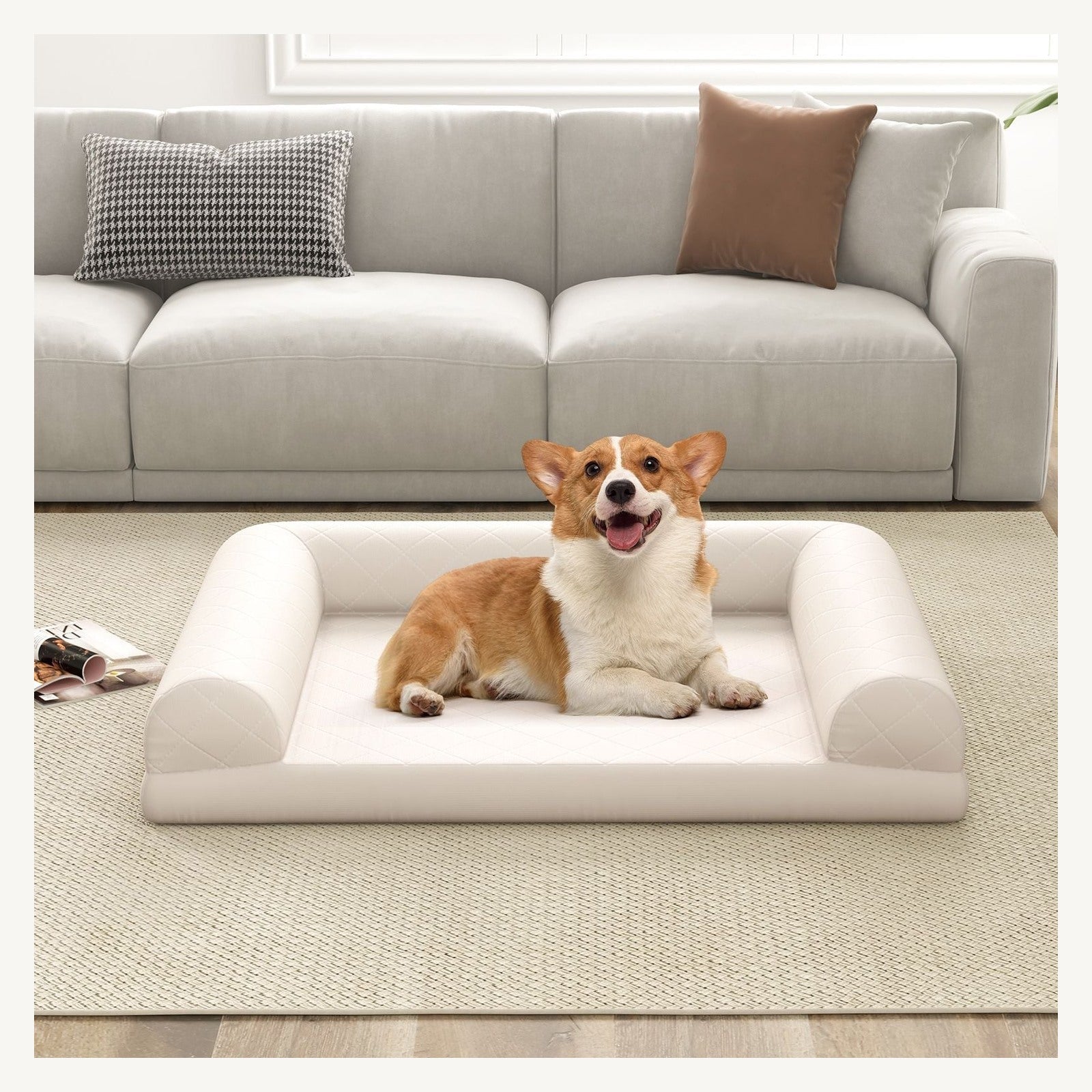 Pawly Bolstered Orthopaedic Dog Bed – product view 2