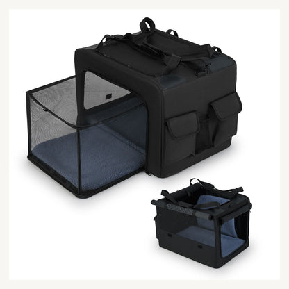 Pawly Foldable Soft-Sided Dog Crate practical design detail