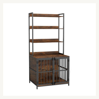 Pawly Dog Crate Furniture with Storage – product view 3