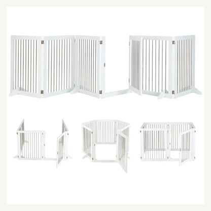 Pawly Extra-Wide Foldable Dog Gate practical design detail