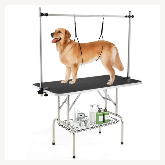 Pawly Foldable Dog Grooming Table clean product view