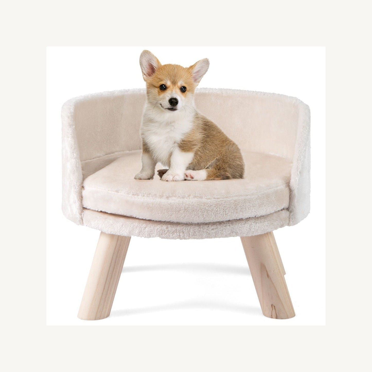 Pawly Wooden Dog Sofa Bed key feature detail