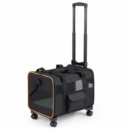 Pawly Rolling Pet Carrier clean product view
