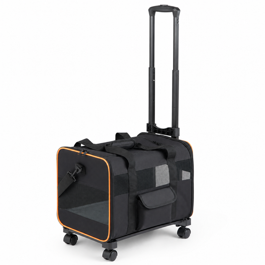 Pawly Rolling Pet Carrier clean product view