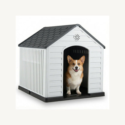 Pawly Large Ventilated Plastic Dog House key feature detail
