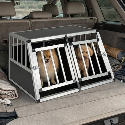Pawly Aluminium Dog Transport Crate — curated product gallery view 1