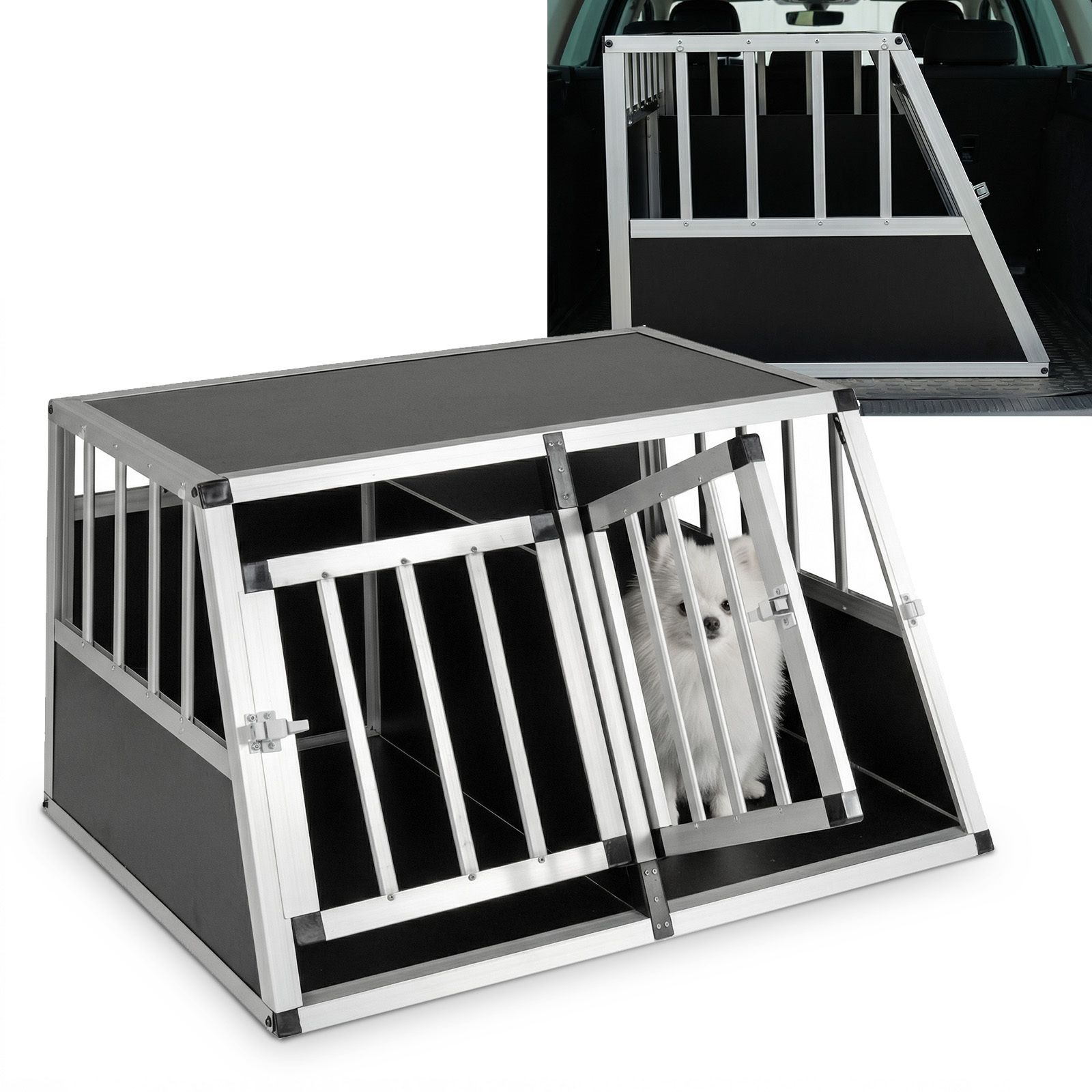 Pawly Aluminium Dog Transport Crate — curated product gallery view 3