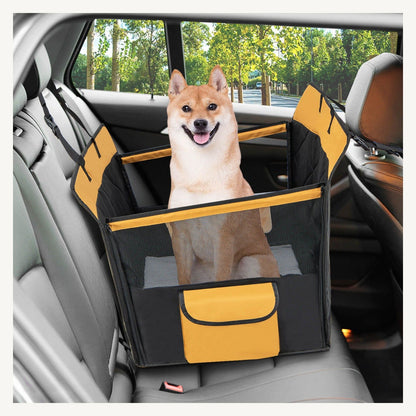 Pawly Dog Car Seat Cover with Safety Belt key feature detail