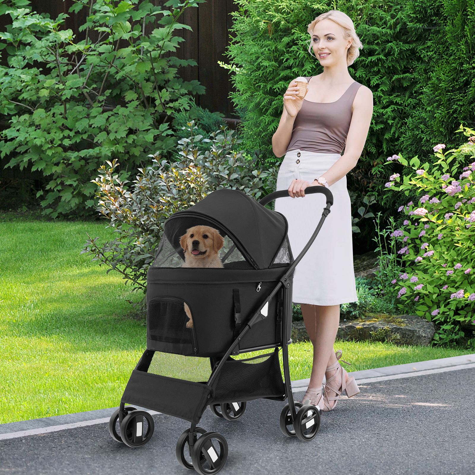 Pawly Foldable Pet Stroller — curated product gallery view 1