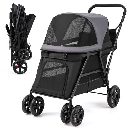 Pawly Dual-Entry Dog Stroller Wagon — curated product gallery view 1