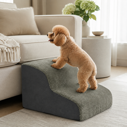 Pawly Two-Tier Foam Dog Ramp — curated product gallery view 2