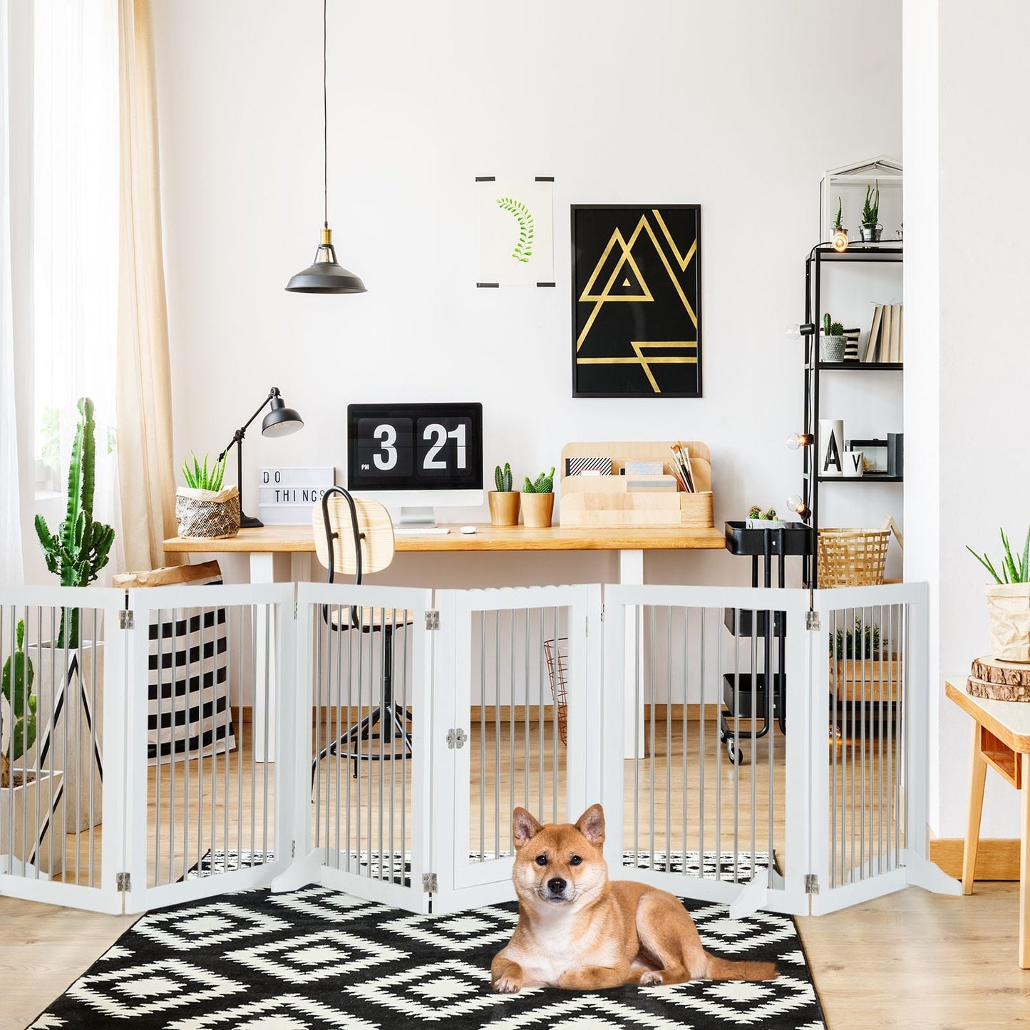 Pawly Extra-Wide Foldable Dog Gate — curated product gallery view 2