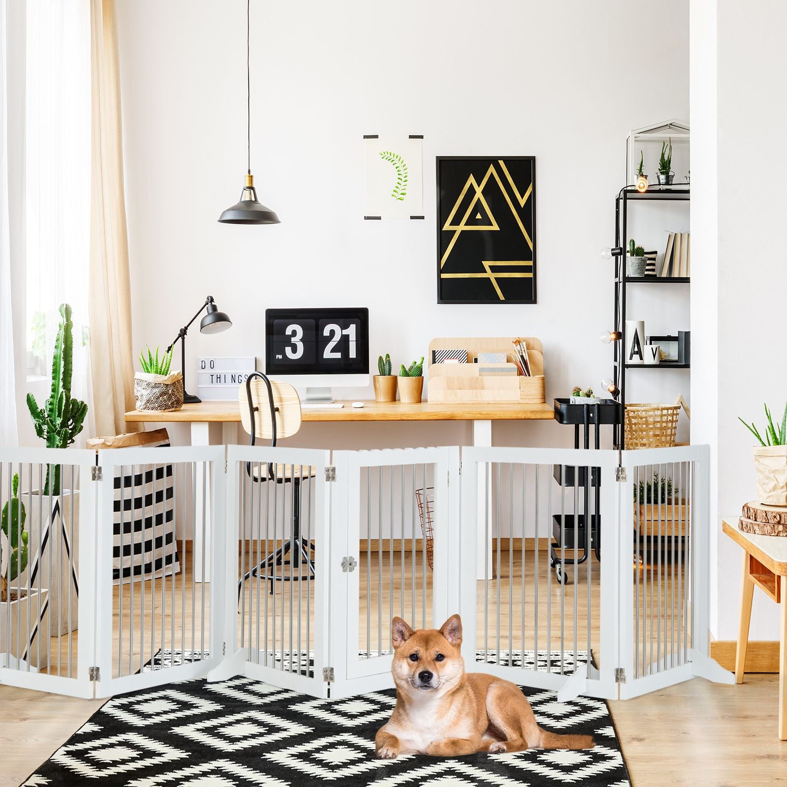 Pawly Extra-Wide Foldable Dog Gate — curated product gallery view 2