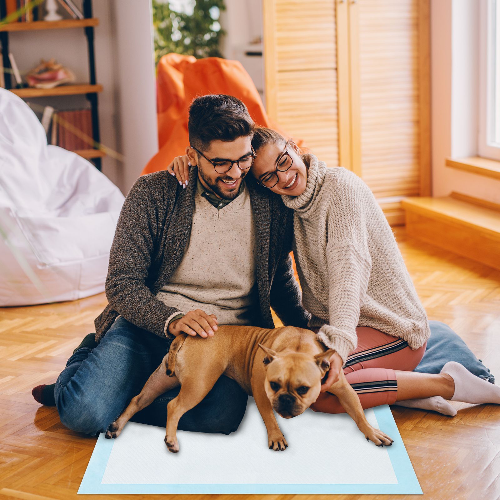 Pawly Six-Layer Puppy Training Pads — curated product gallery view 1