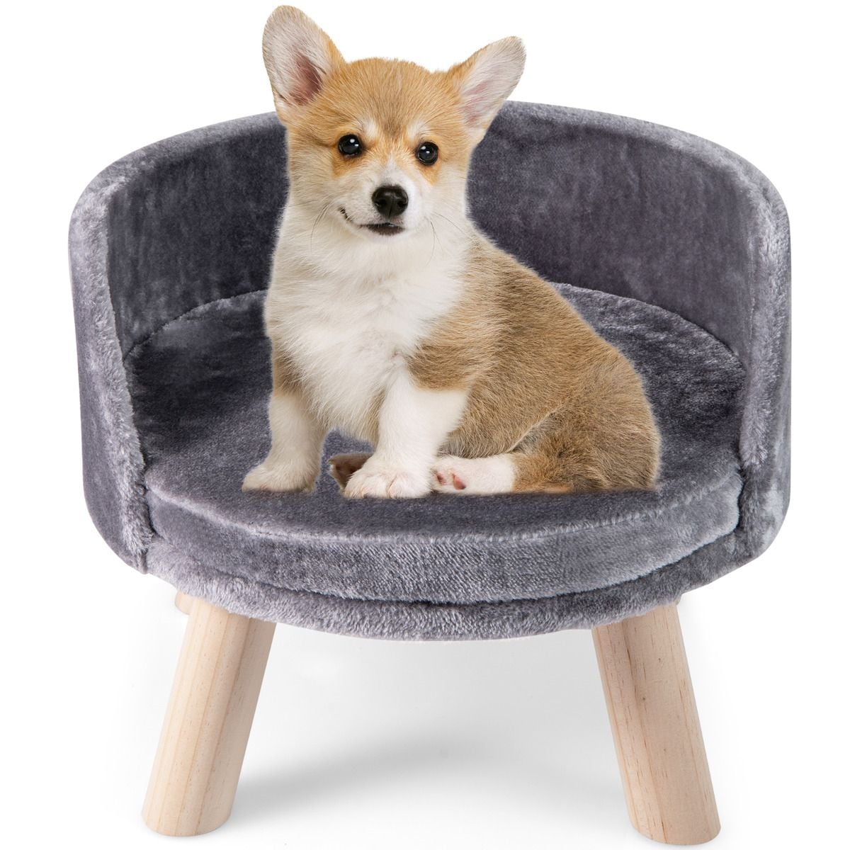 Pawly Wooden Dog Sofa Bed — curated product gallery view 1