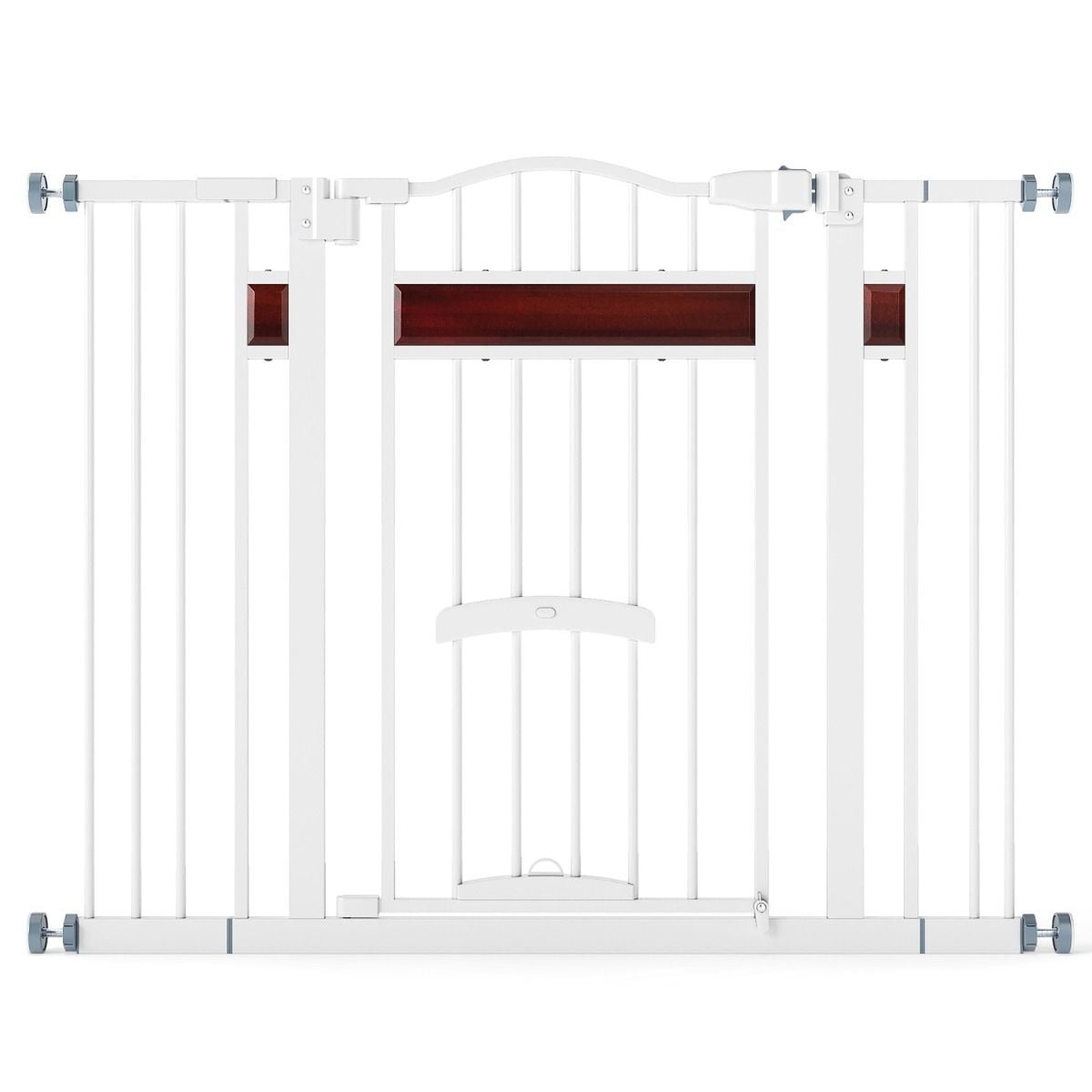 Pawly Extra-Wide Walk-Through Dog Gate — curated product gallery view 1