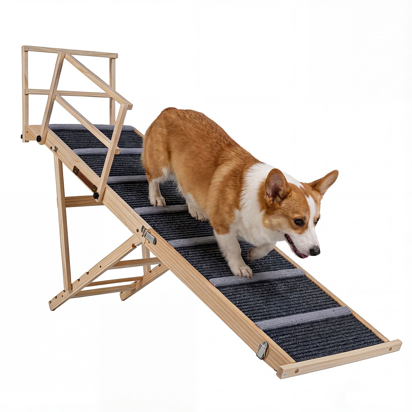 Pawly Foldable Dog Ramp with Side Rails — curated product gallery view 1