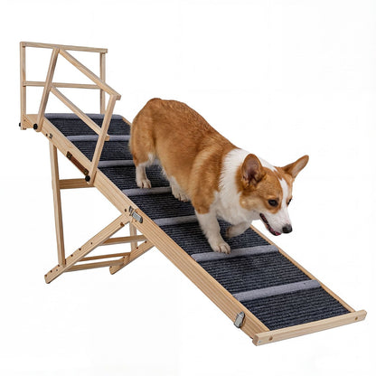Pawly Foldable Dog Ramp with Side Rails — curated product gallery view 1