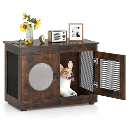 Pawly Dog Crate Furniture with Viewing Window — curated product gallery view 1