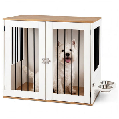 Pawly Dog Crate with Rotating Feeder — curated product gallery view 1