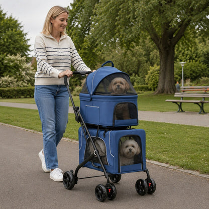 Pawly Double Pet Stroller – product view 5